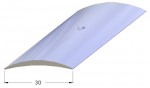 Přechodový profil Roll - 30 mm,vrtaný - Alu bronz - 270 cm