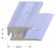 Ukončovací profil Light s 9 mm základním profilem - Alu ušlechtilá ocel - 270 cm