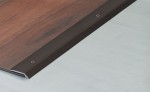 Lino - ukončovací profil Roll - 4,5 mm,vrtaný - Alu bronz - 270 cm