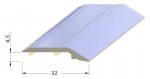 Lino - ukončovací profil Roll - 4,5 mm samolepicí - Alu zlato - 270 cm