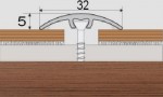 Přechodový profil UNIVERZÁLNÍ 32 mm s nivelací 5 mm - 270 cm - Hikora