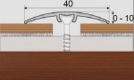 Přechodový profil UNIVERZÁLNÍ 40 mm s nivelací 10 mm - 93 cm - Třešeň