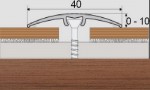 Přechodový profil UNIVERZÁLNÍ 40 mm s nivelací 10 mm - 93 cm - Hikora