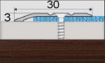 Ukončovací profil 30 mm, pro výškový rozdíl 3 mm, samolepící, 90 cm - afrezie